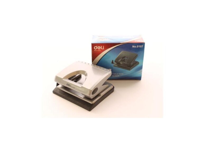 DELI 2 Holes Puncher No. 0107, 25 Sheets Capacity