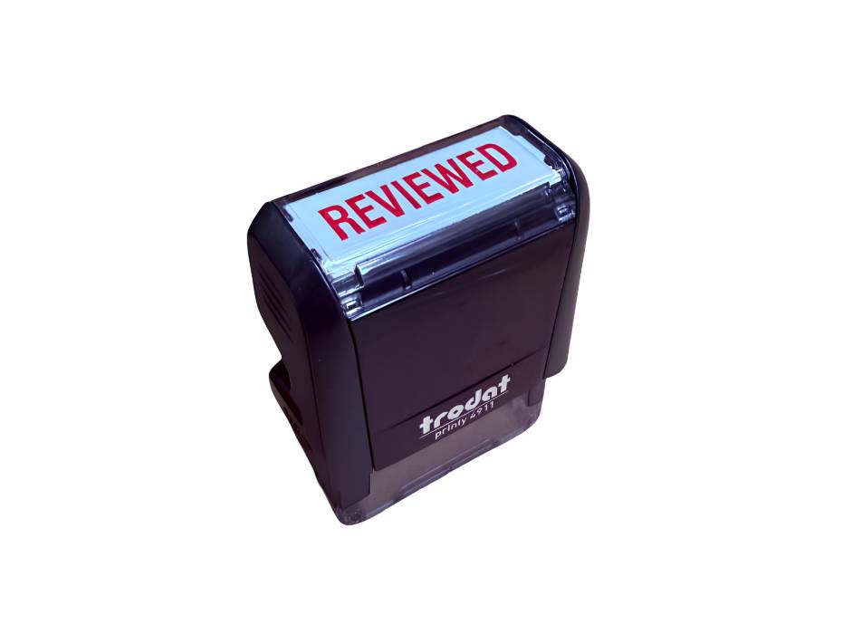 Trodat Printy 4911 Office Text Stamps REVIEWED / Red alternate product view 1