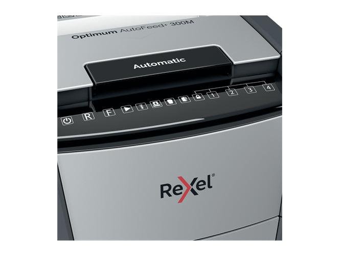 Rexel Optimum AutoFeed+ 300M Automatic Micro Cut Paper Shredder - Image 4