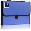 Deli 5559 A4 Expanding File Twin Colour 12 Pockets with Handle - Thumbnail Image 1