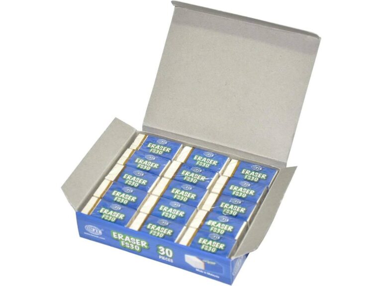 FIS FS-30 Eraser – White, (Box of 30)