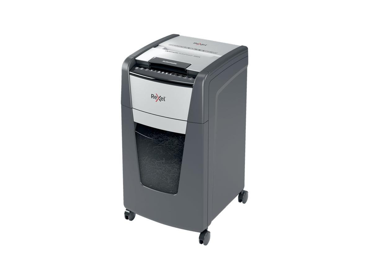 Rexel Optimum AutoFeed+ 300X Automatic Cross Cut Paper Shredder - Image 1
