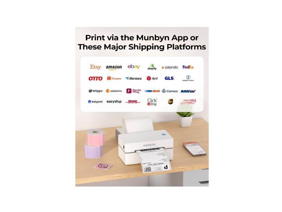 NewProject_35_4bc7a5c1-eb09-42b8-8e88-e673d6ecf70d.jpg MUNBYN ITPP130B Bluetooth 4 × 6 Label Printer alternate product view 5