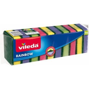 Vileda Rainbow Color Household Sponges 10pcs/pack