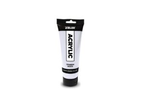 Zieler Premium Acrylic Paint (120ml Tubes) – Titanium White