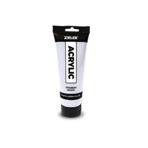 Zieler Premium Acrylic Paint (120ml Tubes) – Titanium White