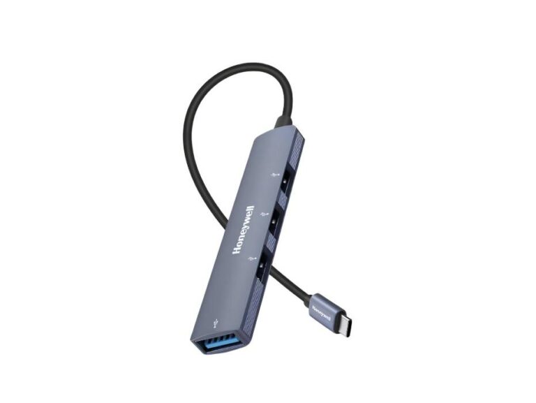 Honeywell 4-in-1 Ultra-Slim USB Hub, 30cm