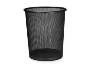 Partner Metal Mesh Waste Bin Round Medium