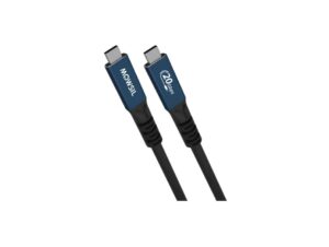 Mowsil USB4 Thunderbolt 4 -USB-C to USB-C Video Cable, Supports Up to 4K @ 60Hz Resolution, 20Gbps-100W-2 Meter