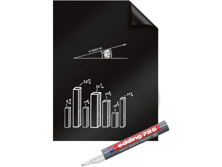 Legamaster Magic Chart, Blackboard Foil, Size: 60x80cm, 25 Sheets+1 marker 7-159200