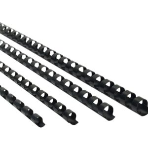 FIS 18mm Comb Binding Rings 50pcs/box Black