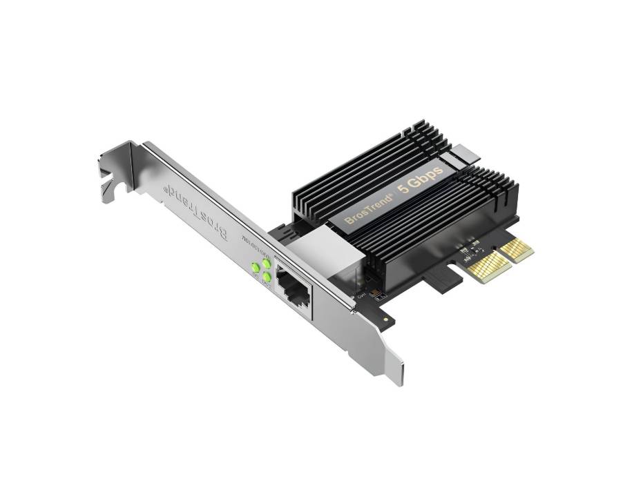 BrosTrend 5Gb PCIe network card main product view