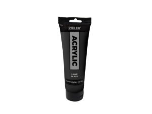 Zieler Premium Acrylic Paint (120ml Tubes) – Lamp Black