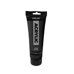 Zieler Premium Acrylic Paint (120ml Tubes) – Lamp Black