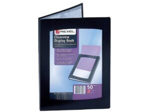 Rexel A4 Presentation Display Book – 50 Pockets [Ref: 17432BK]