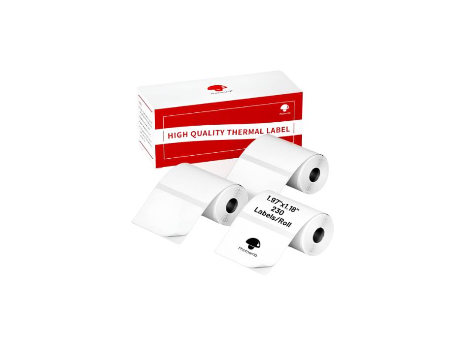 Phomemo 50 x 30mm labels main pack view