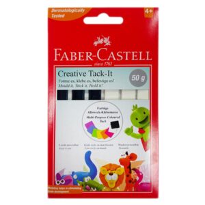 Faber Castell Creative Tack-IT, Black and White 50G ( FCM187014 )