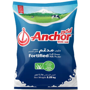Anchor Full Cream Milk Powder 2.25 kg Pouch