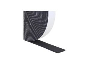 Royal Apex Double Sided Foam Tape, Multi-Surface Black Adhesive Weatherstrip Seal Insulation Window Tape – 1in