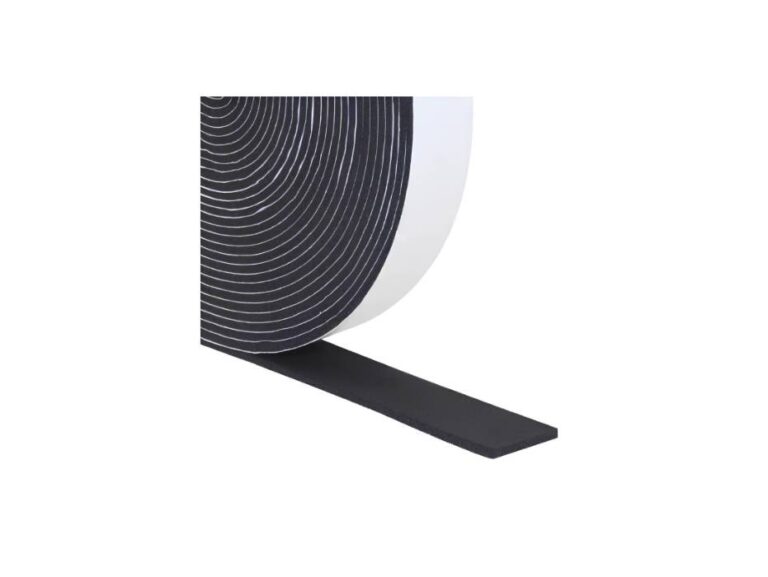 Royal Apex Double Sided Foam Tape, Multi-Surface Black Adhesive Weatherstrip Seal Insulation Window Tape – 1in