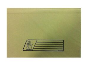 Premier Document Wallet Full Flap, 285gsm, F/S, 5/pack, Buff