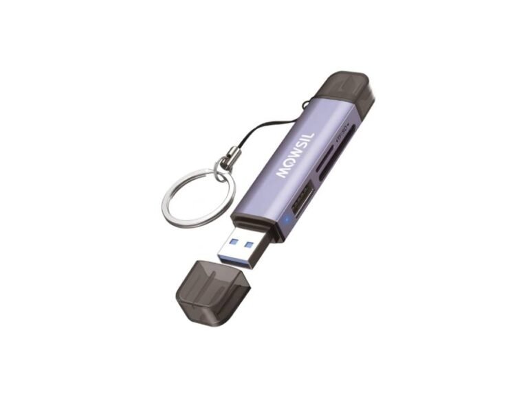 Mowsil SD Card Reader USB 3.0/USB C OTG Dual Slot Memory 3 in1