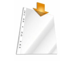 Durable 2658 Punched Pockets A4, Business Quality, 100-box