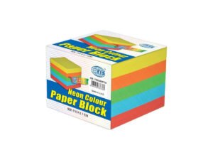 FIS Paper Cube Colored without Gum 9x9x7cm
