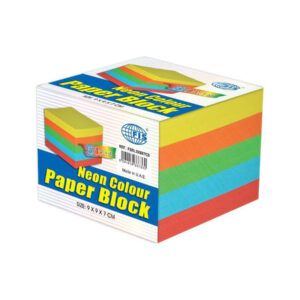 FIS Paper Cube Colored without Gum 9x9x7cm