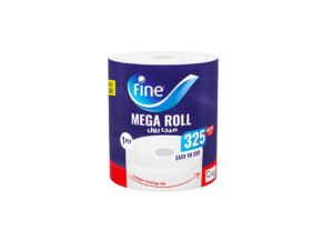 Fine Kitchen Mega Tissue Roll, 1-Ply, 325m