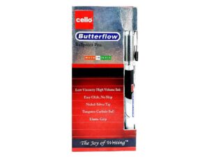 Cello Butterflow Ball Pen, 12pcs/Pack
