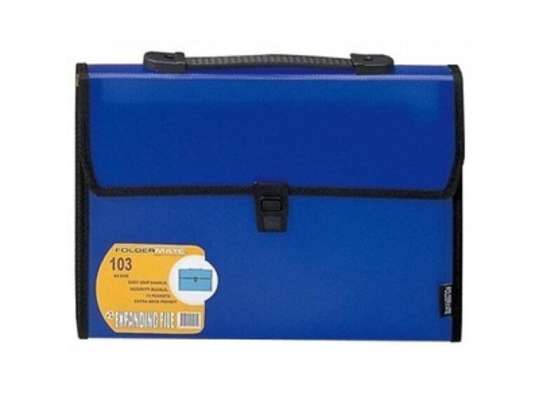 Foldermate Expanding File with Handle 13 Pockets, A4 size (10pcs/box)