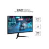 ViewSonic 27-inch QHD curved monitor angle view