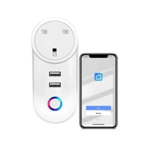UanTii WiFi Smart Plug Tuya Smart Socket Timer Schedule Socket for Smart Home App Remote Control Compatible with Amazon Alexa Google Assistant Siri 16A