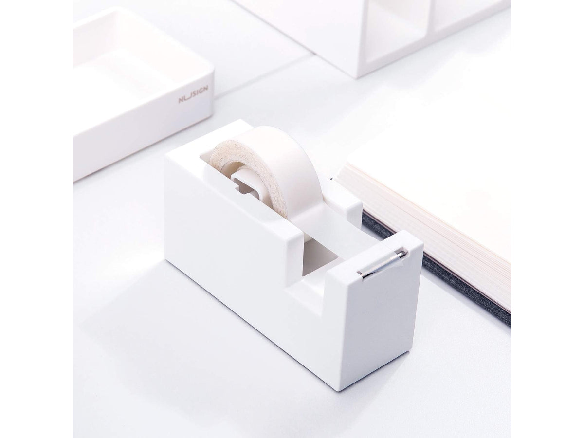 Deli Nusign NS121 Tape Dispenser White alternate product view 4