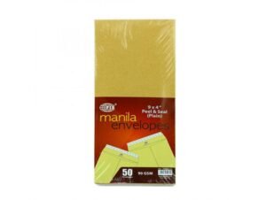 Farook Brown Envelope – Peel & Seal, 9 x 4″, (Pack of 50) FSME9031P50