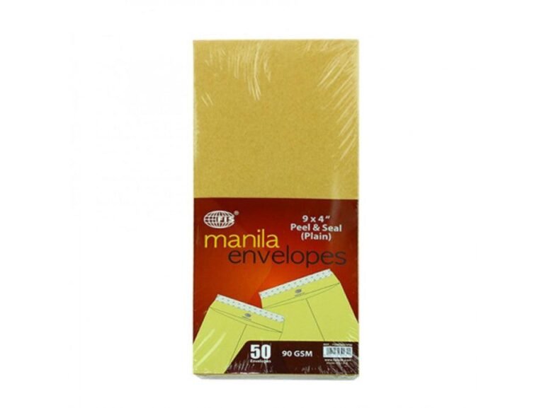 FIS Brown Envelope – Peel & Seal, 9 x 4″, (Pack of 50) FSME9031P50