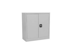 RIGID Office Cupboard Low Height, Steel Filing Cupboard, Cabinet with Shelves Storage Compartment