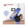 Honeywell Zest 3-in-1 Magnetic Wireless Charger, 23W in-use view