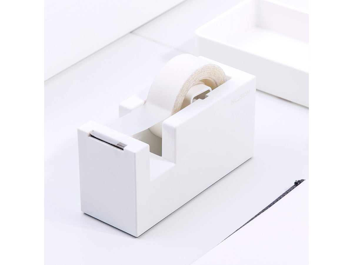 Deli Nusign NS121 Tape Dispenser White alternate product view 3