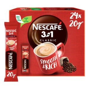 Nescafe 3-In-1 Instant Coffee Mix Pack of 24