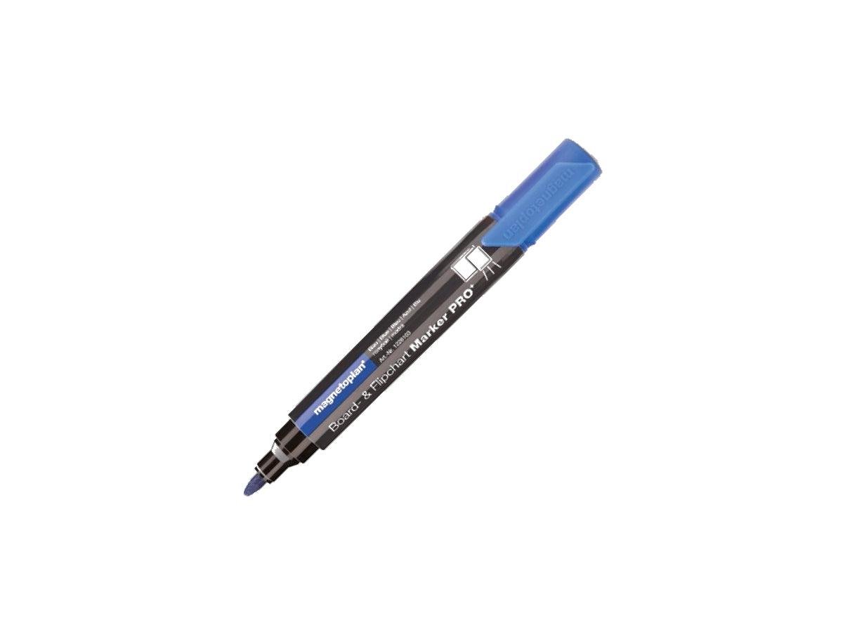 Magnetoplan COP 1228103 Dry Erase White Board Marker, Blue (Pack of 4) - Image 2