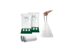 SONGMICS 30L Drawstring Trash Bags, 90 Count (UKRB30A02)