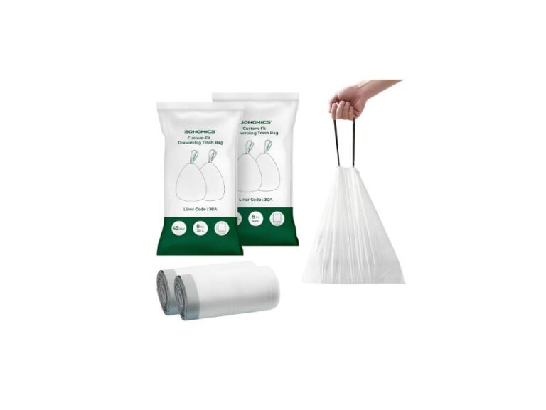 SONGMICS 30L Drawstring Trash Bags, 90 Count (UKRB30A02)