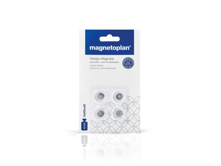 Magnetoplan Innovative Design Magnet, 4pcs/pack (COP 1681020)