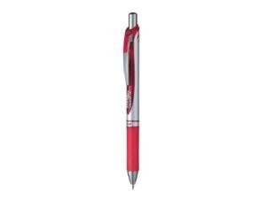 Pentel BL77 Energel Xm Retractable Rollerball Pen – 0.7mm, Red