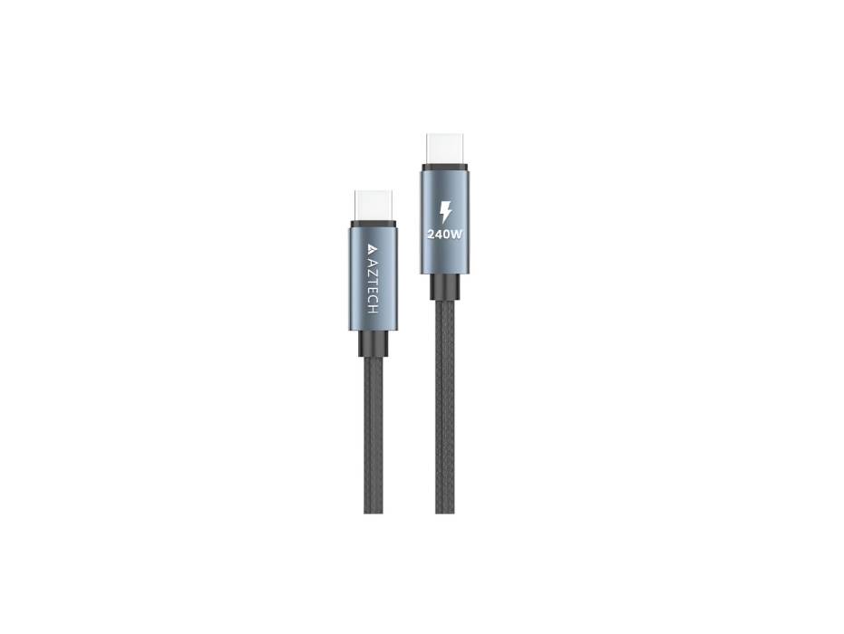 AZTECH HyperCable USB-C to USB-C Cable view 3 AZTECH HyperCable USB-C to USB-C Cable alternate product view 3