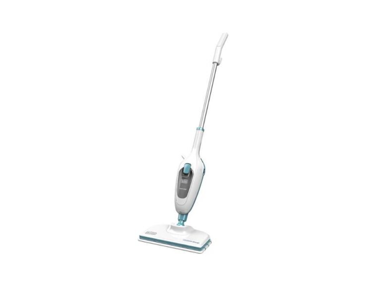 BLACK+DECKER 1300W Steam Mop, White/Blue