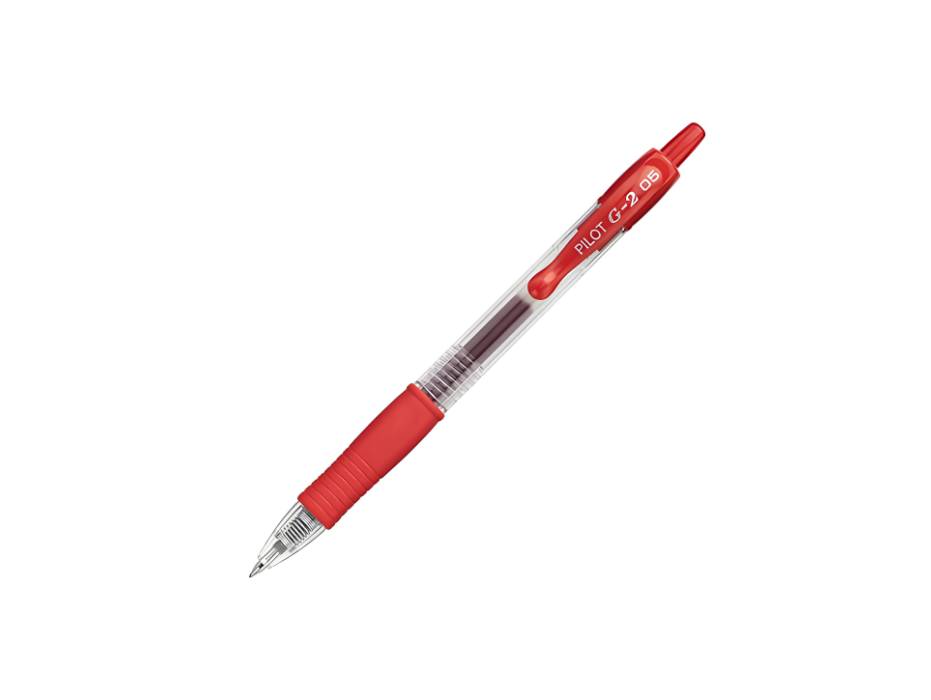 NewProject_4_12bfbeba-7a47-4843-8426-68fa20cb6025.jpg Pilot G2 0.5mm Gel Pens Pack of 12 Red alternate product view 1
