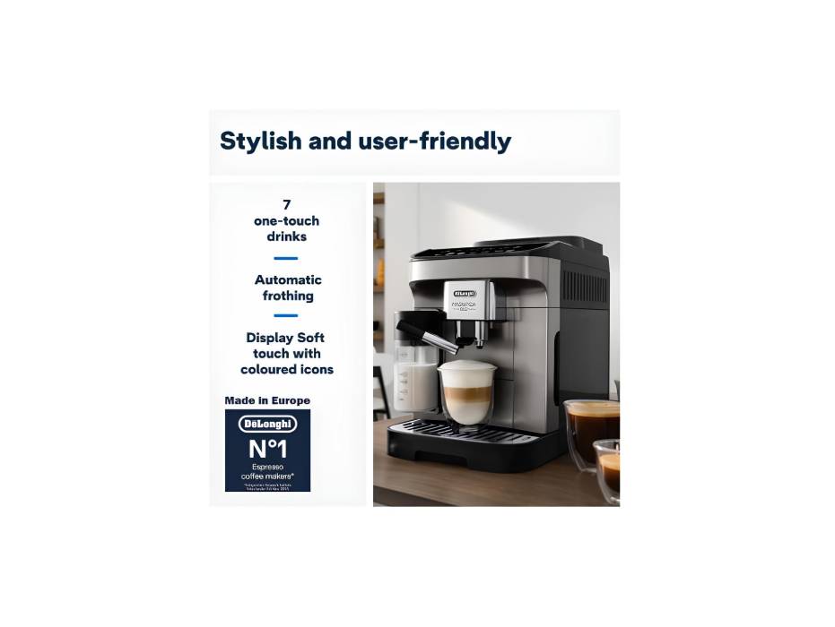 NewProject_50_25679e09-1eb9-4da2-98b7-f14d801893f7.jpg De’Longhi Magnifica Evo ECAM290.81.TB Coffee Machine alternate product view 3